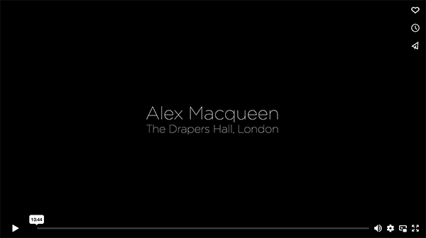 Alex Macqueen Drapers Hall Video